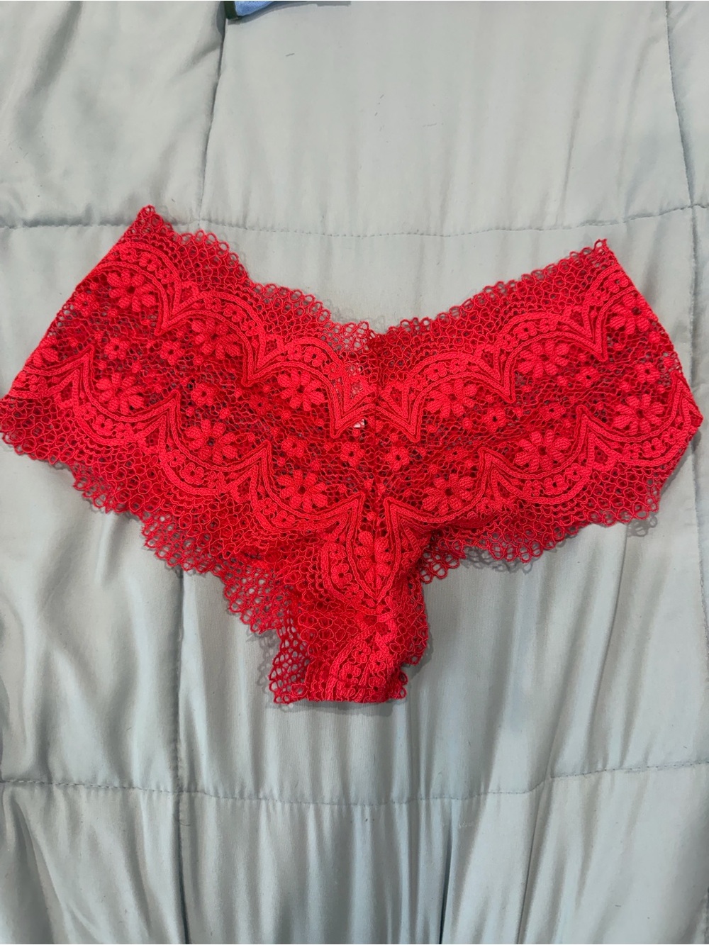 Red Lace victoria’s Secret boy shorts